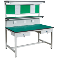 戴劲防静电工作台车间检验桌手机维修工作台三层双抽 2000*800*750mm