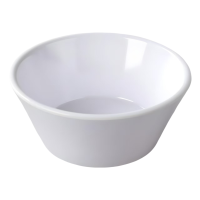 山水本色 加厚耐高温密胺碗米饭碗汤碗料碗 5寸 个