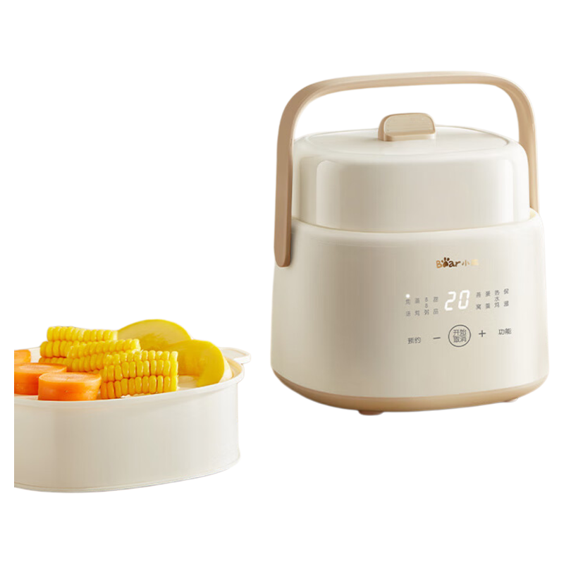 小熊智能单胆微电脑电炖锅隔水炖mini便携私享炖煮神器