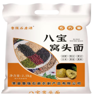 鲁强石磨源 八宝窝头面 酥田袋装