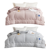 天琴双人被200*230cm柔软舒适牛奶蛋白TQ-B119(颜色随机)