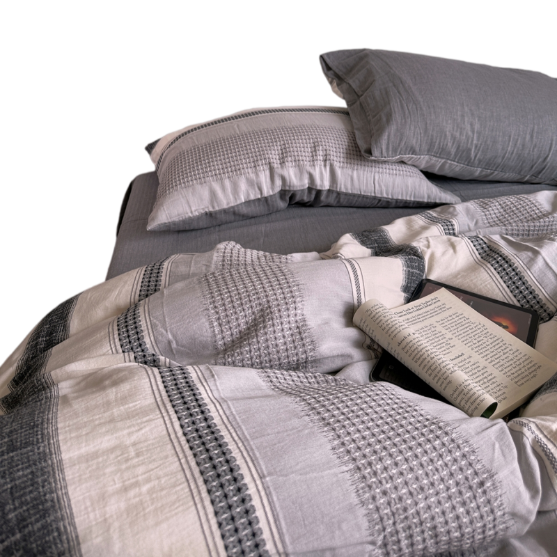 铭思沃 四件套 2.0m床 灰色 套