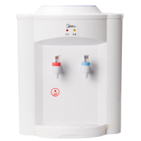 美的(Midea)饮水机家用上置式桶装水小型台式桌面宿舍饮水机办公室温热两用迷你饮水器MYR720T [全国联保] 制热