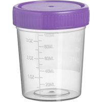 KANG JIAN康健医疗一次性尿杯小便杯 塑料带盖采样量杯 样品杯 100ML250只/箱PP材质旋盖尿杯KJ512