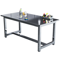 晋舰厨房打荷台不锈钢工作台实验台工厂车间打包台操作台100*60*80cm