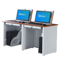 鑫睿辉 侧板翻转电脑桌 双人位 台