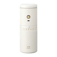 BRUNO二代便携式咖啡机家用小型电动咖啡豆研磨豆机办公室户外旅行迷你美式手动滴滤 白色