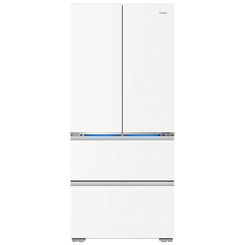 海尔(Haier )法式四门冰箱509L容量 变频风冷一级能效超薄零嵌全空间保鲜 BCD-509WGHFD1BY7U1