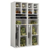 义尊 装备柜 灰白色(双) 台