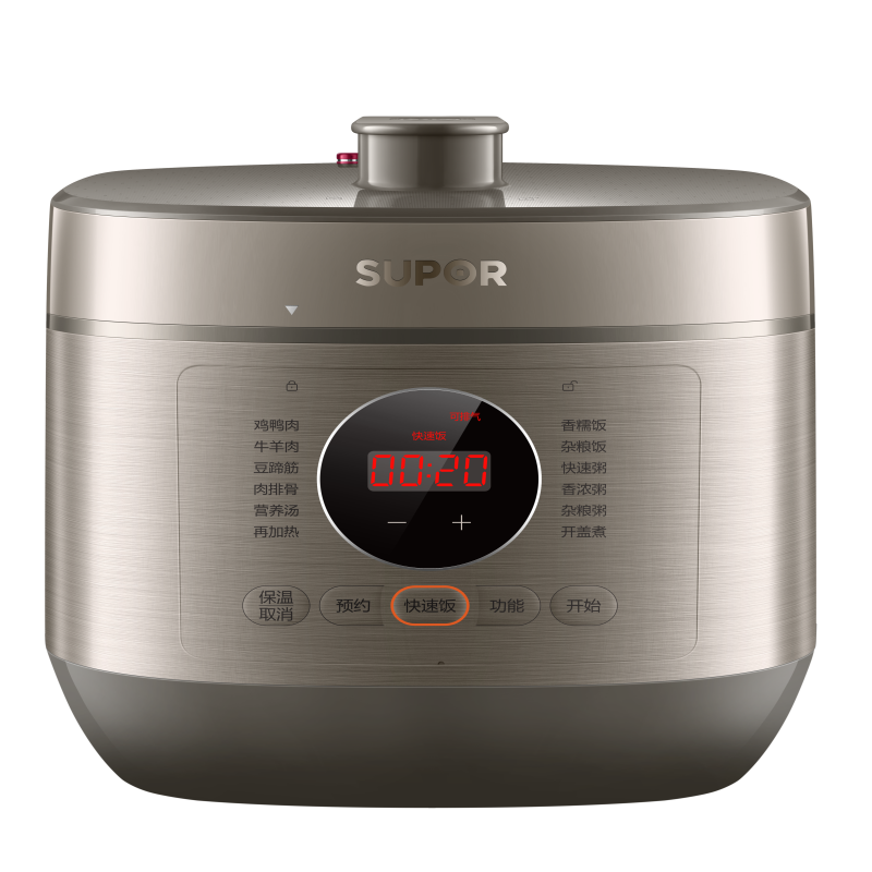苏泊尔智能6L双胆电压力锅SY-60FC26 合金内胆一键预约多功能家用电器