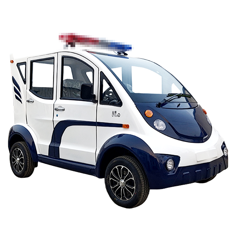 鑫炫科双排5座电动巡逻车四轮保安治安巡查车景区校园医院电瓶纠察车