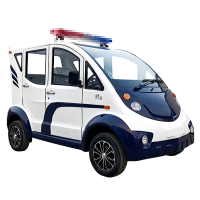 鑫炫科双排5座电动巡逻车四轮保安治安巡查车景区校园医院电瓶纠察车