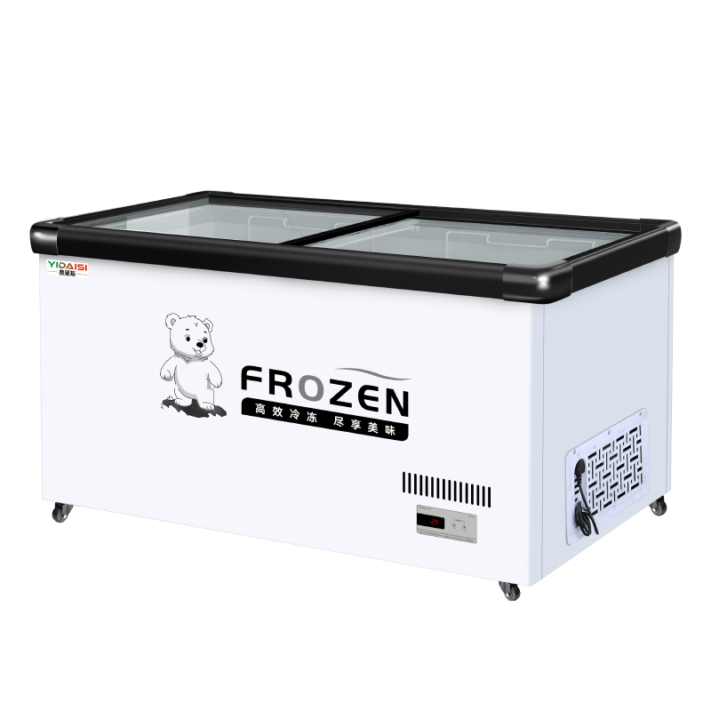 意黛斯(YIDAISI)商用展示柜冷藏深岛柜 冰柜商用大容量卧式展示柜透明玻璃冷冻烧烤海鲜店YDS-18SD 1.8米