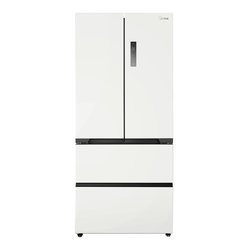 美的508L真香系列超薄零嵌入式冰箱法式双开多门家用大容量新品