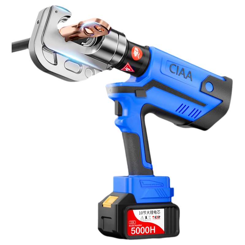 CIAA德国电动液压钳压线钳端子钳便携式锂电多功能铜铝鼻子电缆线钳