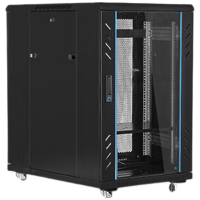 晋舰网络机柜机房服务器机柜监控机柜玻璃门机柜18UTD款600*1000*1000