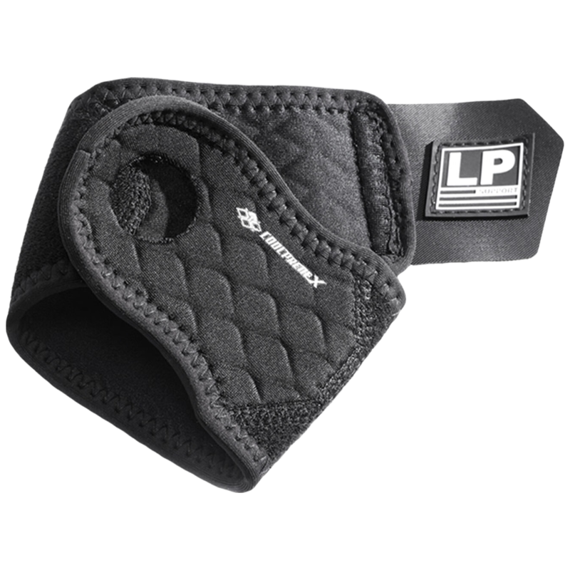 LPFT35CA 手腕扭伤腱鞘专用运动健身网球羽毛球劳损手部拇指护套 黑色 [单只装] 均 码