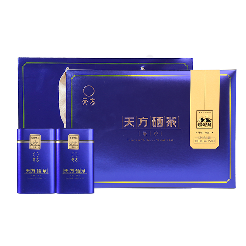 2026年新茶春茶安徽天方茶叶300g/盒特级Ⅰ硒茶绿茶 明前高山绿茶 礼盒装茶叶 安徽茶礼盒石台硒茶