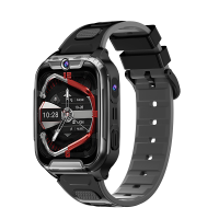 [免插卡0月租无限流量]华硕a豆儿童智能电话手表A8微信视频通话微聊支付拍照多重定位禁用无游戏小初高学生礼物 黑色