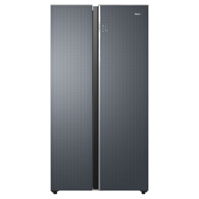 海尔(Haier)对开门冰箱519升大容量大冷冻风冷无霜黑金净化一级能效双变频家用 BCD-519WLHSSEDGM