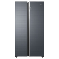 海尔(Haier)对开门冰箱519升大容量大冷冻风冷无霜黑金净化一级能效双变频家用 BCD-519WLHSSEDGM