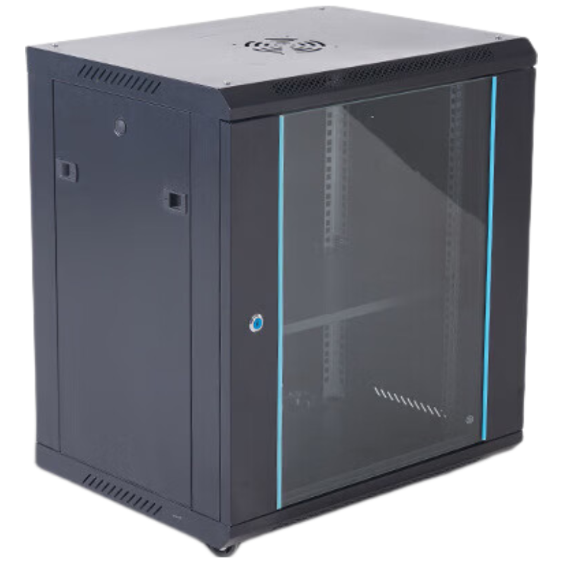 晋舰网络机柜机房服务器机柜监控机柜玻璃门机柜12U TB款600*450*650