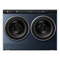 小天鹅(LittleSwan)迷你小乌梅MAX双筒分区洗 2KG洗烘一体可组懒人三筒洗衣机可叠放TNDD20-09AID