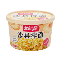 无名小厨沙县拌面原味114g/碗*6非油炸冻干面冲泡方便