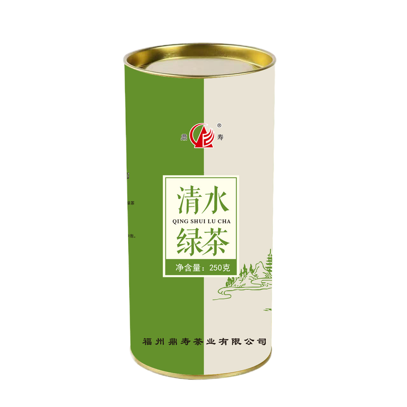 鼎寿 清水绿茶 250克/罐
