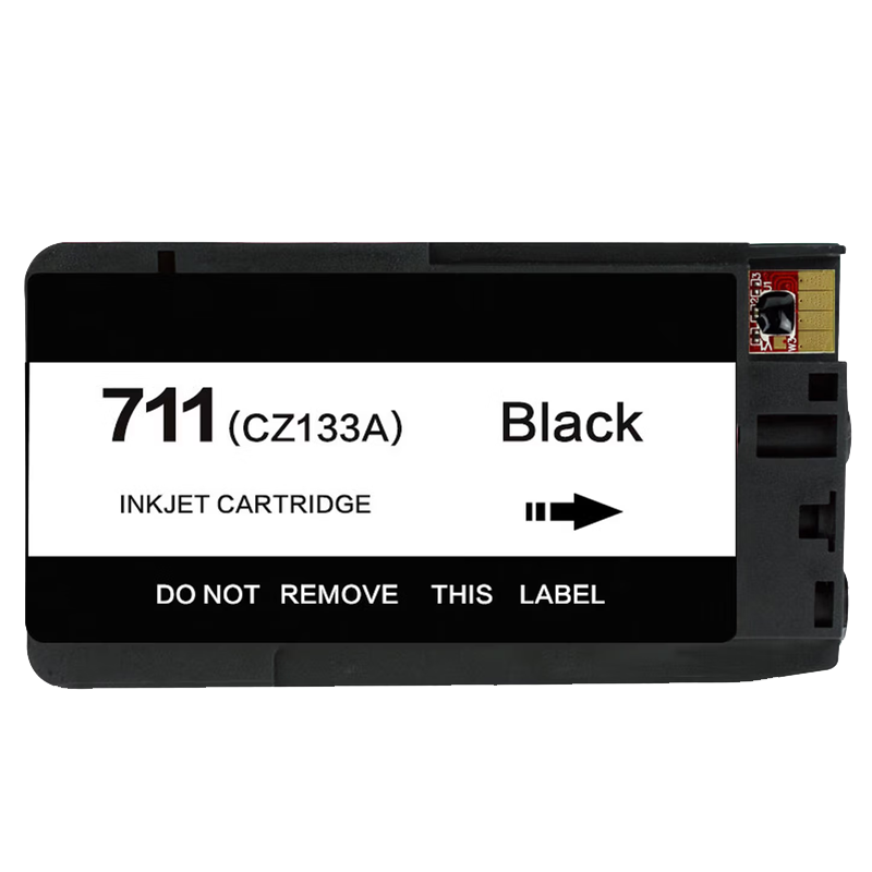 亮点 墨盒适用惠普HP T125 T525 CZ133A黑 711XL 支