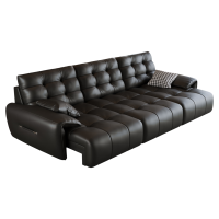 虔度大象耳朵零靠墙电动功能沙发简约客厅头层牛皮沙发