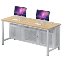 晋舰微机房电脑桌台式桌学校多媒体教室培训桌1.2米[双人不含凳]