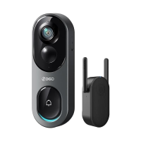 360可视门铃6Pro 500万超清画质智能门铃摄像头无线wifi手机远程查看对讲