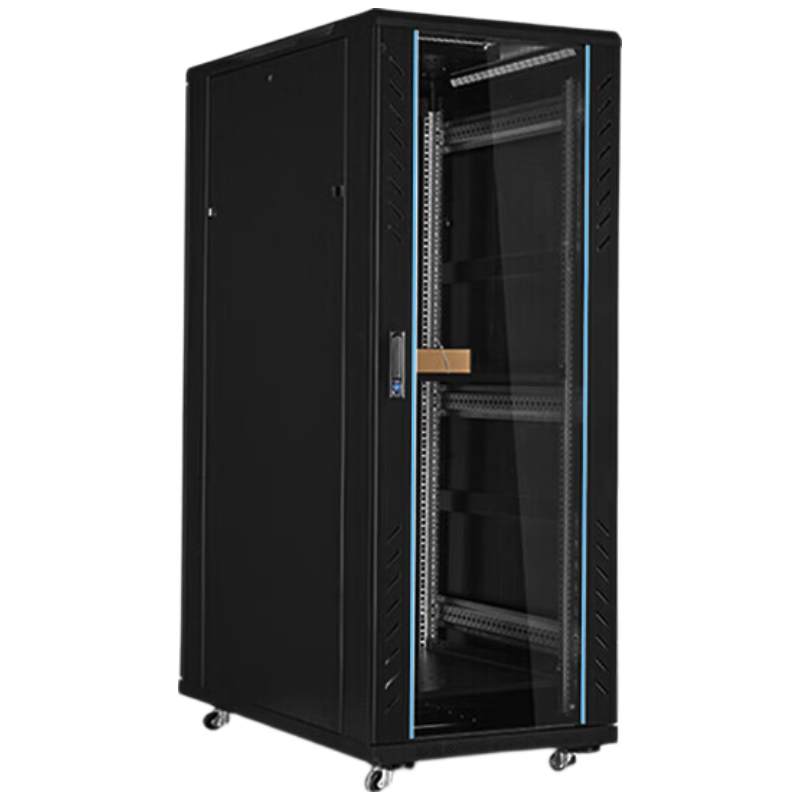 晋舰网络机柜机房服务器机柜监控机柜玻璃门机柜32UTD款600*1000*1600