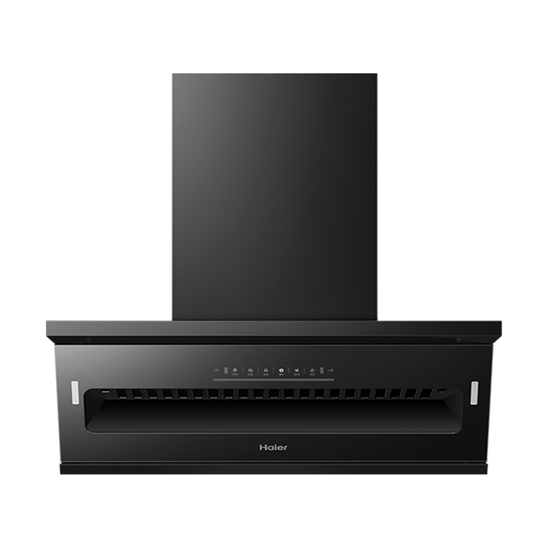海尔(Haier)抽油烟机 超薄平嵌 顶侧双吸 24立方大吸力 450pa免拆机热熔洗自清洁「51单烟机」大嘴系列