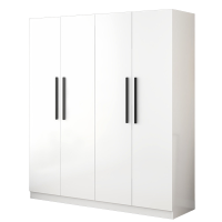 实木衣柜家用卧室实木生态板经济型出租房用可定制小户型免安装收纳大衣橱