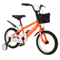 凤凰儿童自行车4-6岁中大童男女孩单车儿童自行车 途悦 熊猫 14寸橙色
