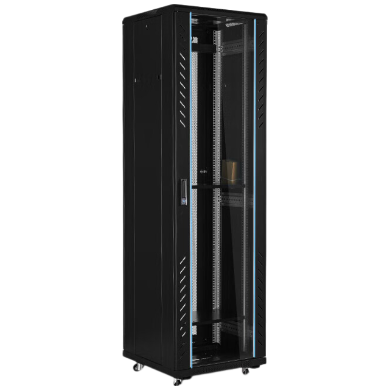 戴劲网络机柜机房服务器机柜监控机柜玻璃门机柜42U TD款600*600*2000