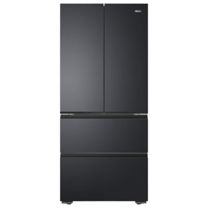 海尔(Haier)法式四门冰箱490L容量 专业超薄家用法式一级双变频风冷电冰箱 BCD-490WGHFDEDSD