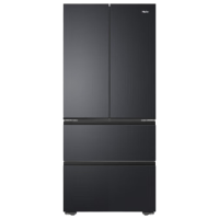海尔(Haier)法式四门冰箱490L容量 专业超薄家用法式一级双变频风冷电冰箱 BCD-490WGHFDEDSD