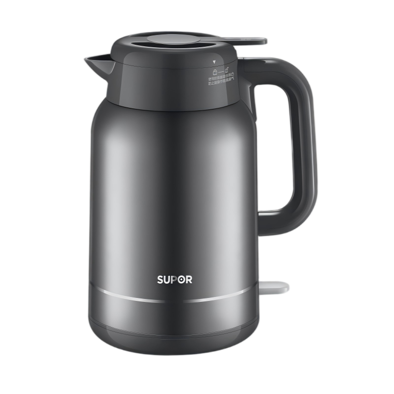 苏泊尔SUPOR智能电水壶SW-15S05ZK雅黑款1.5L大容量底盘加热保温设计2.8kg耐用