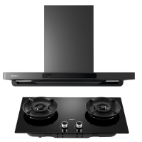 老板(ROBAM) [星辰系列]超薄大吸力家用抽油烟机燃气灶烟灶联动套装 F70+55B7A-D2烟灶套餐 天然气