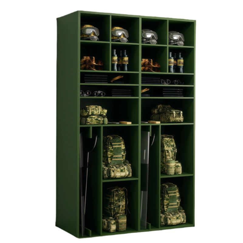 义尊 物品存放柜 军绿色(双) 台