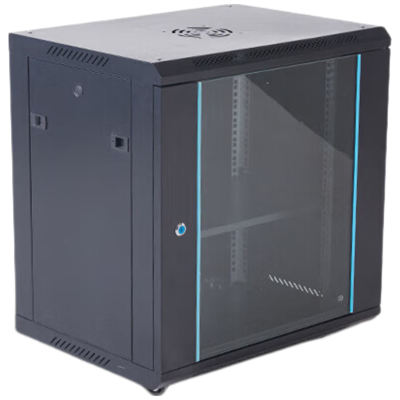 晋舰网络机柜机房服务器机柜监控机柜玻璃门机柜12U TB款600*650*600