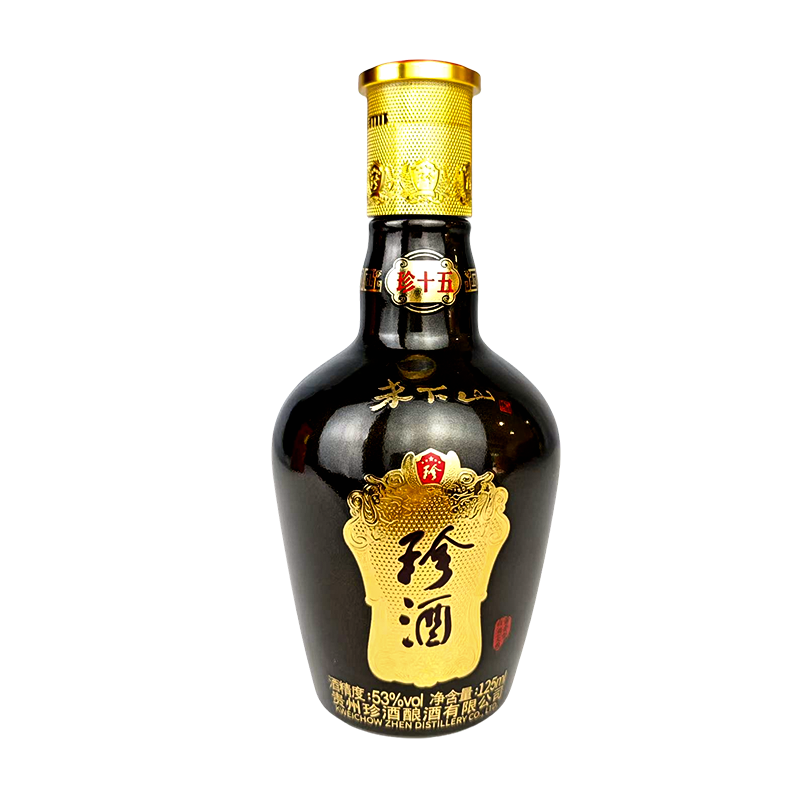 珍十五未下山53度125ml*2瓶 小酒版珍酒 酱香型品鉴装