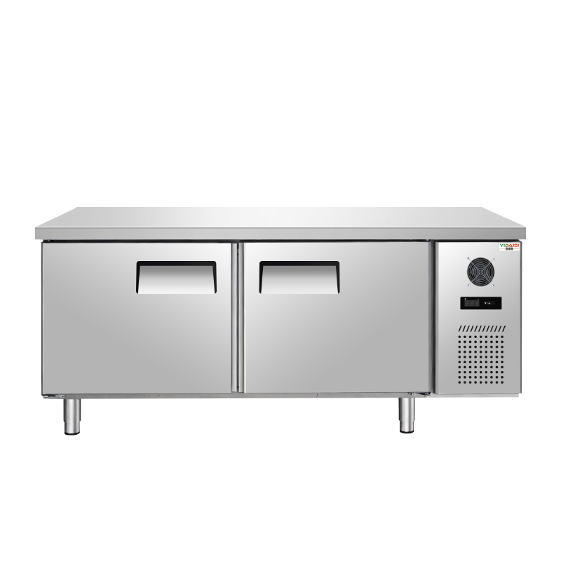 意黛斯 操作台冰柜冰箱冷藏冷冻工作台商用不锈钢保鲜柜 食堂卧式电冰箱 奶茶店设备平冷柜LBGZTS15-LC 风冷全冷藏