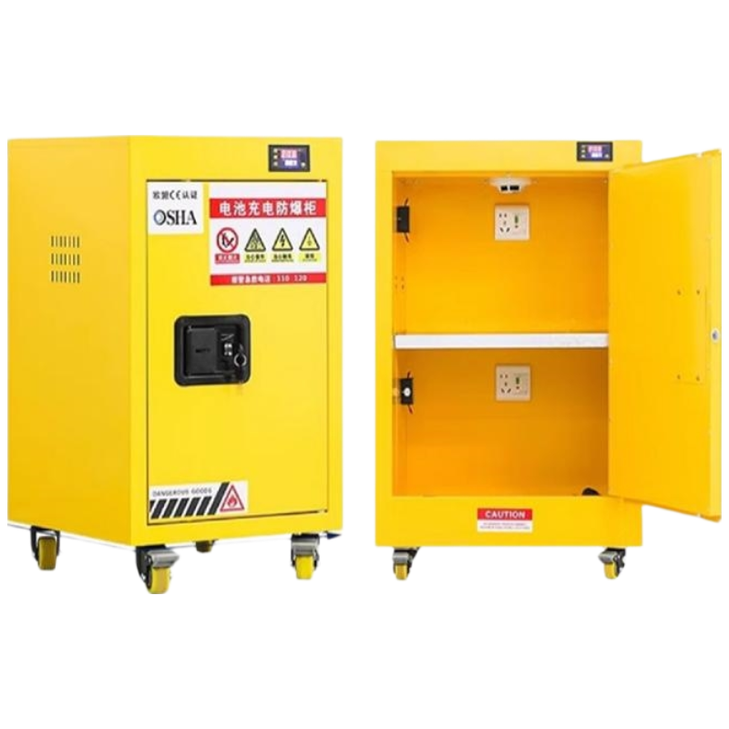 鑫环境 15加仑锂电池充电防爆柜智能烟感报警电动车电瓶充电箱电池防爆柜安全柜