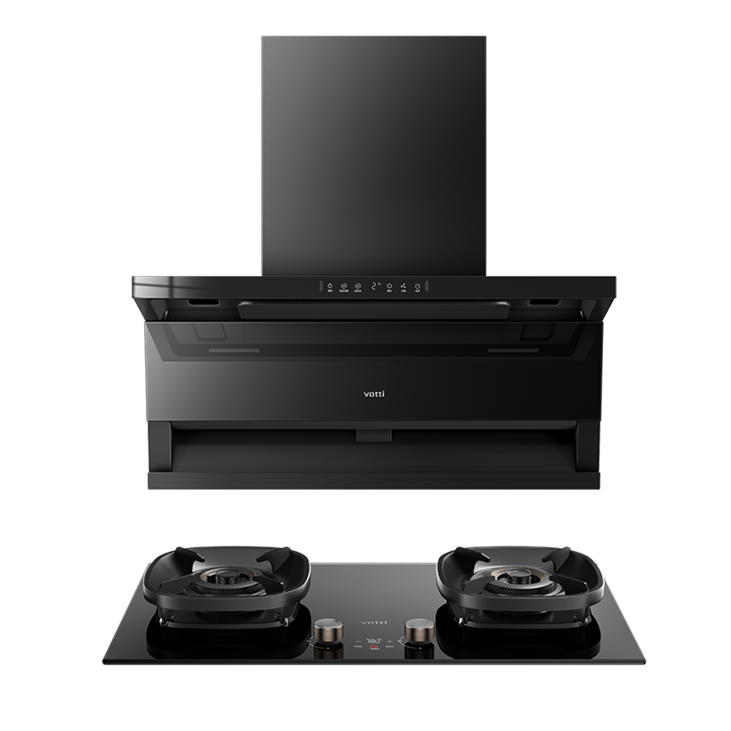 华帝(vatti)小飞翼Pro K9抽吸油烟机顶侧双吸 i111K9+i10507H超薄平嵌7字型28风量大吸力烟灶套装