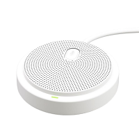 得力(deli)会议麦克风 免驱动USB连接AI智能降噪桌面收音麦克风 5米拾音小型便携视频会议全向麦克风 MN108