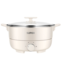 苏泊尔(SUPOR)三档调控涮烤一体电火锅4L大容量 H27YK37